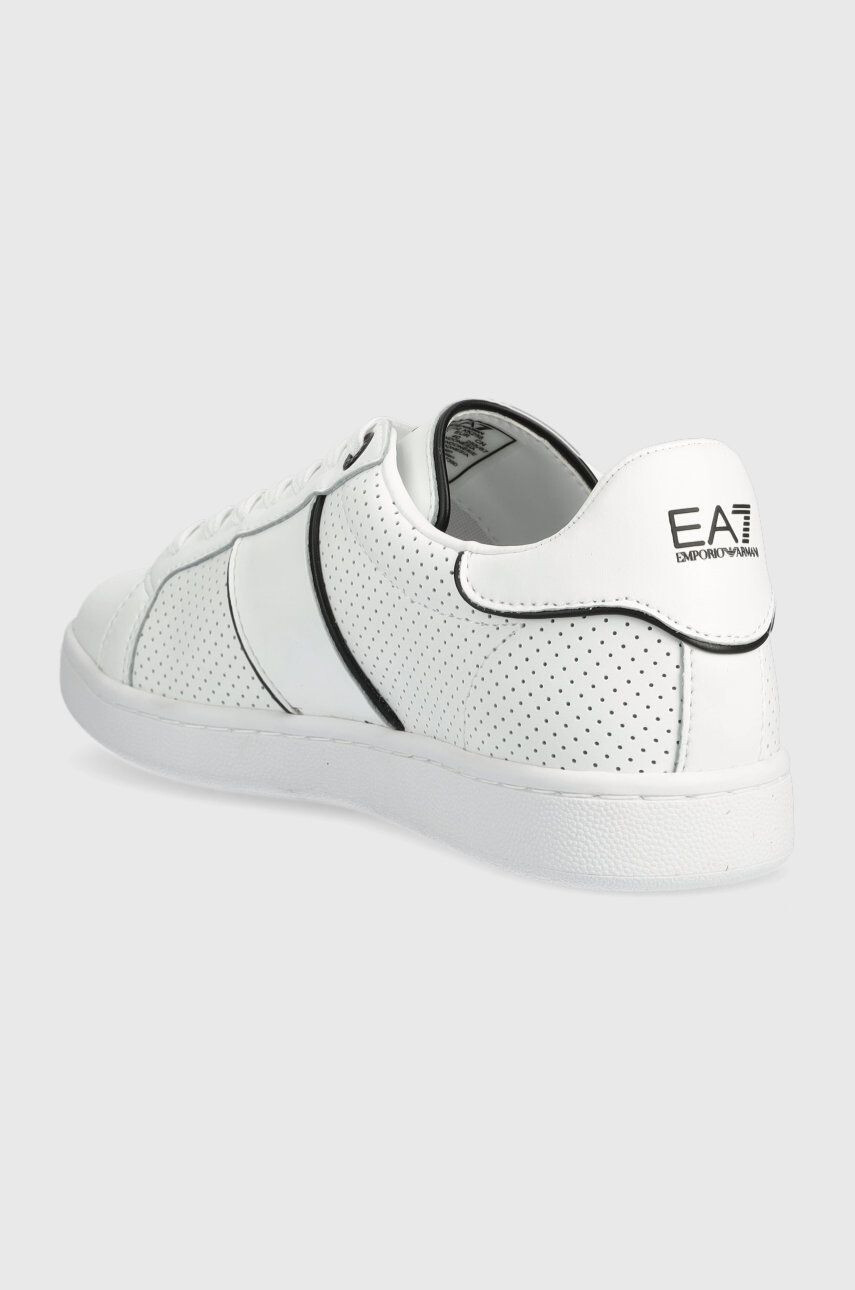 EA7 Emporio Armani Kožené sneakers boty bílá barva X8X102 XK258 D611 - Pepit.cz