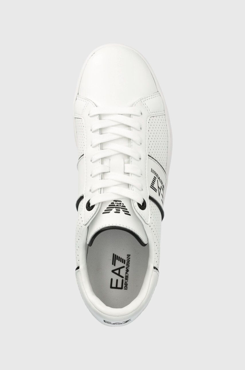 EA7 Emporio Armani Kožené sneakers boty bílá barva X8X102 XK258 D611 - Pepit.cz