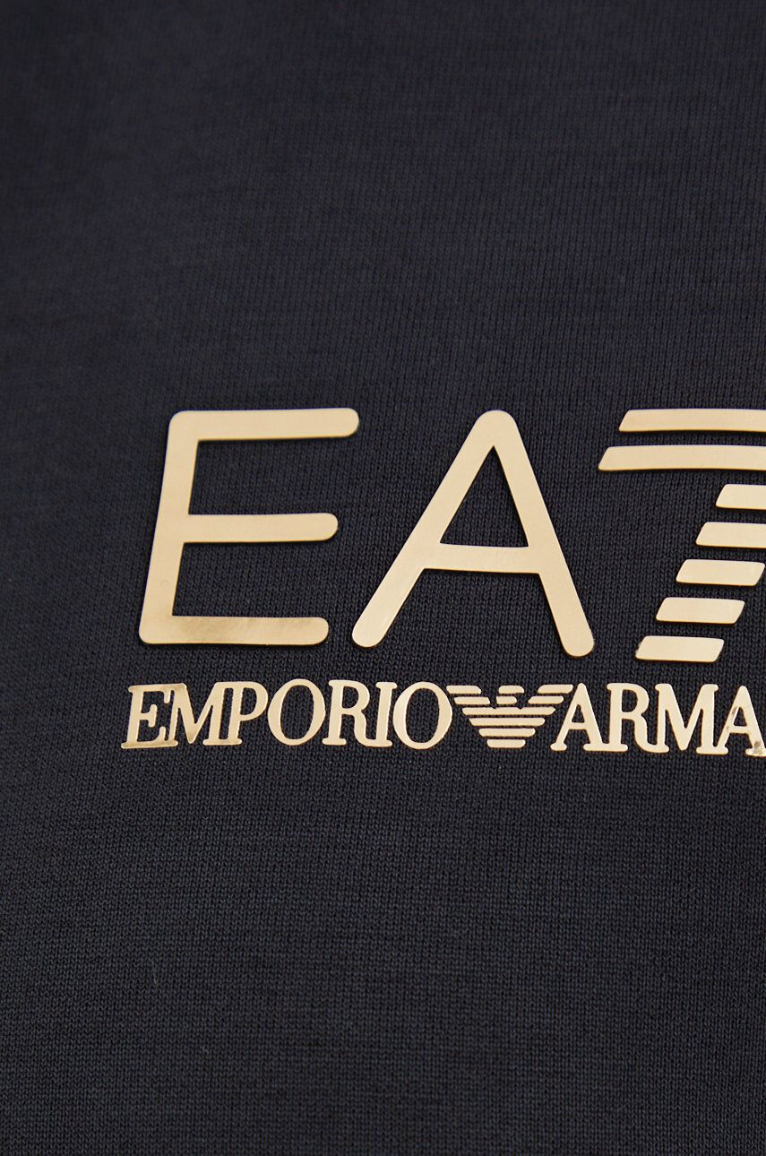 EA7 Emporio Armani Mikina dámská bílá barva hladká - Pepit.cz