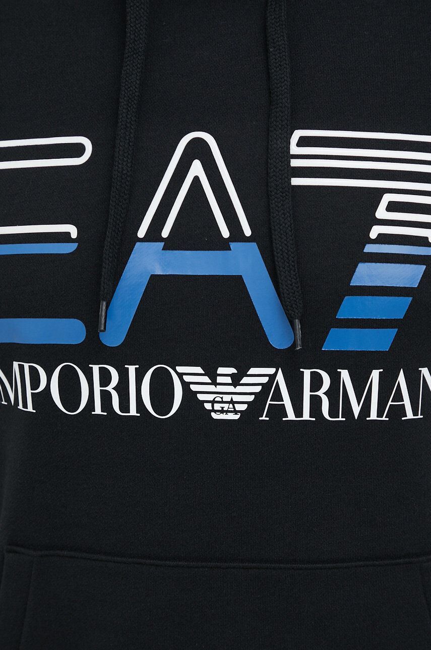 EA7 Emporio Armani Mikina dámská fialová barva s aplikací - Pepit.cz