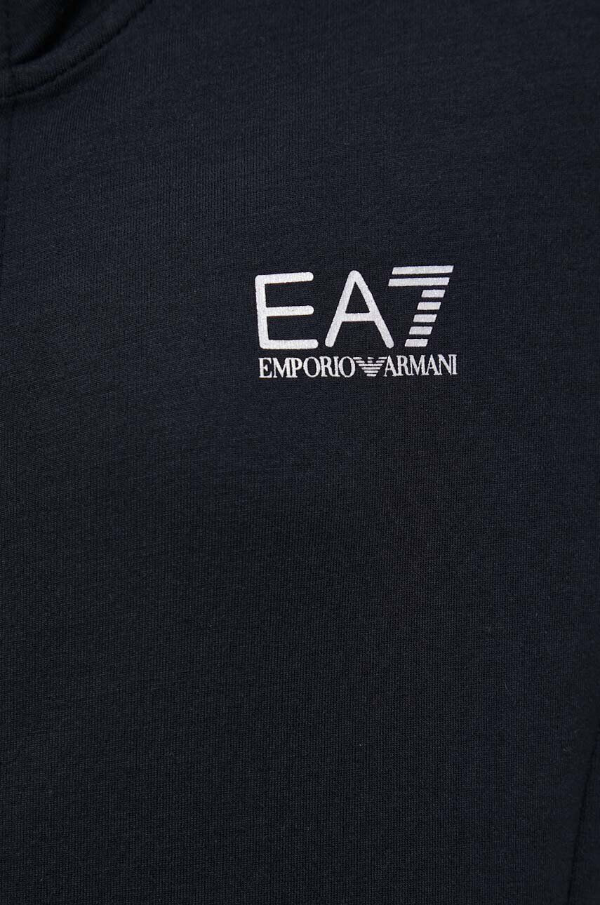 EA7 Emporio Armani Mikina dámská černá barva s aplikací - Pepit.cz