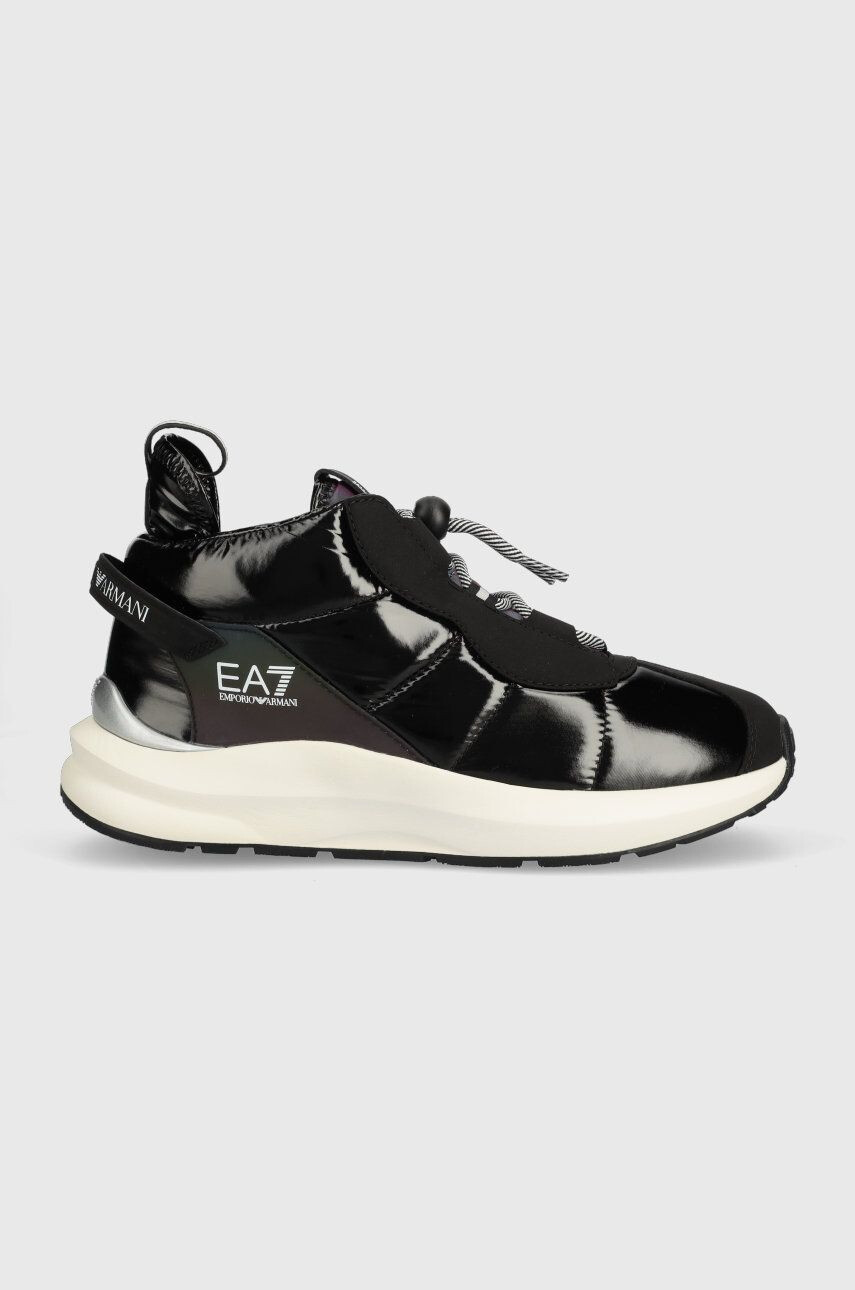 EA7 Emporio Armani Sneakers boty černá barva - Pepit.cz