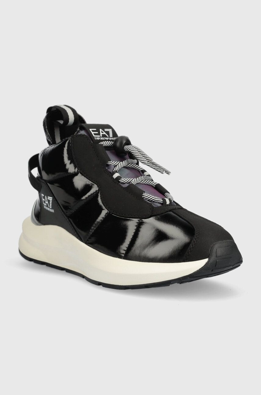 EA7 Emporio Armani Sneakers boty černá barva - Pepit.cz