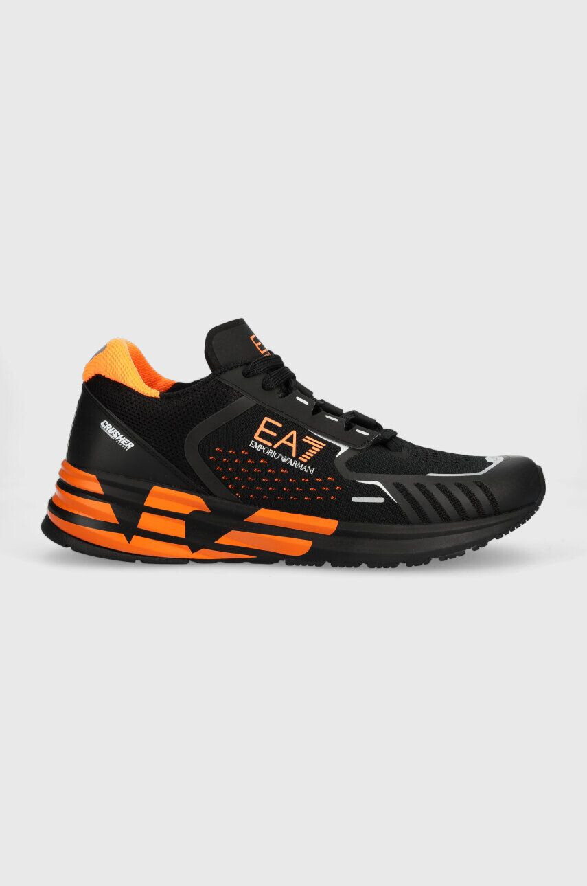 EA7 Emporio Armani Sneakers boty černá barva X8X094 XK239 K639 - Pepit.cz