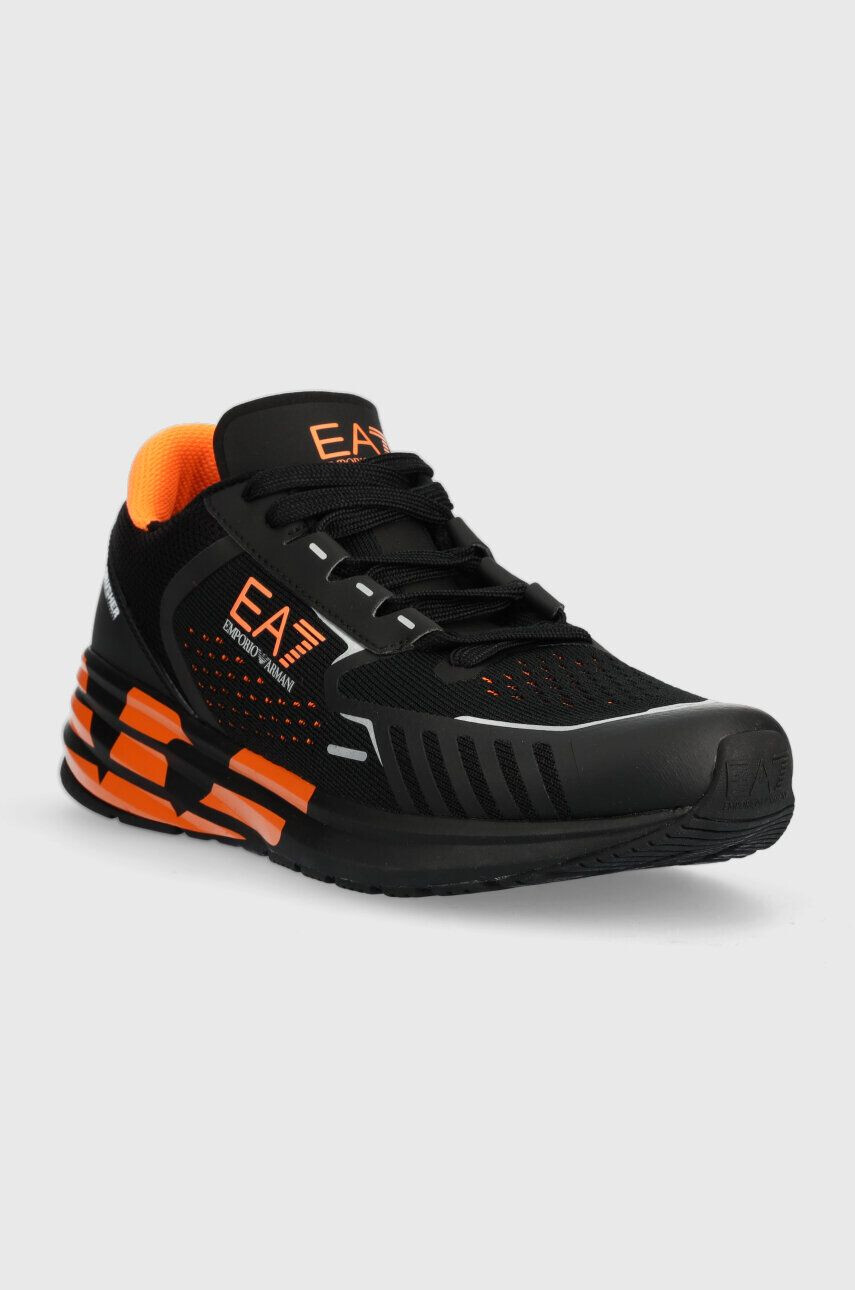 EA7 Emporio Armani Sneakers boty černá barva X8X094 XK239 K639 - Pepit.cz