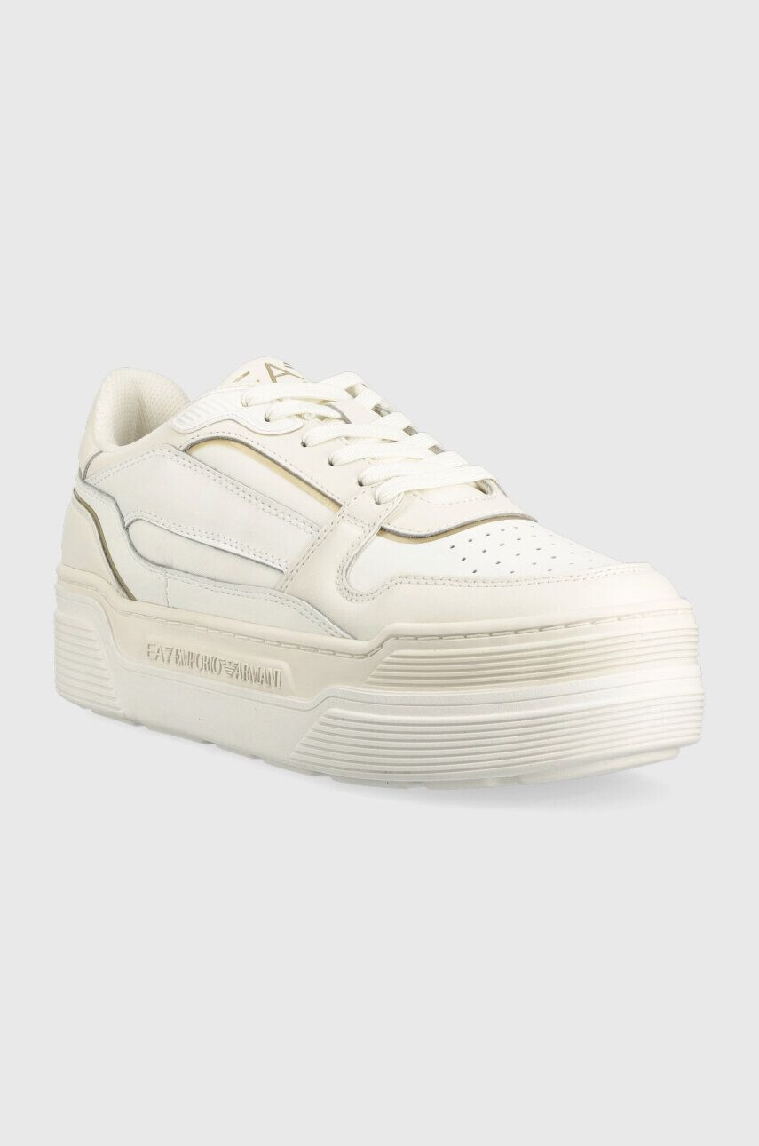 EA7 Emporio Armani Sneakers boty bílá barva X7X010 XK334 S506 - Pepit.cz