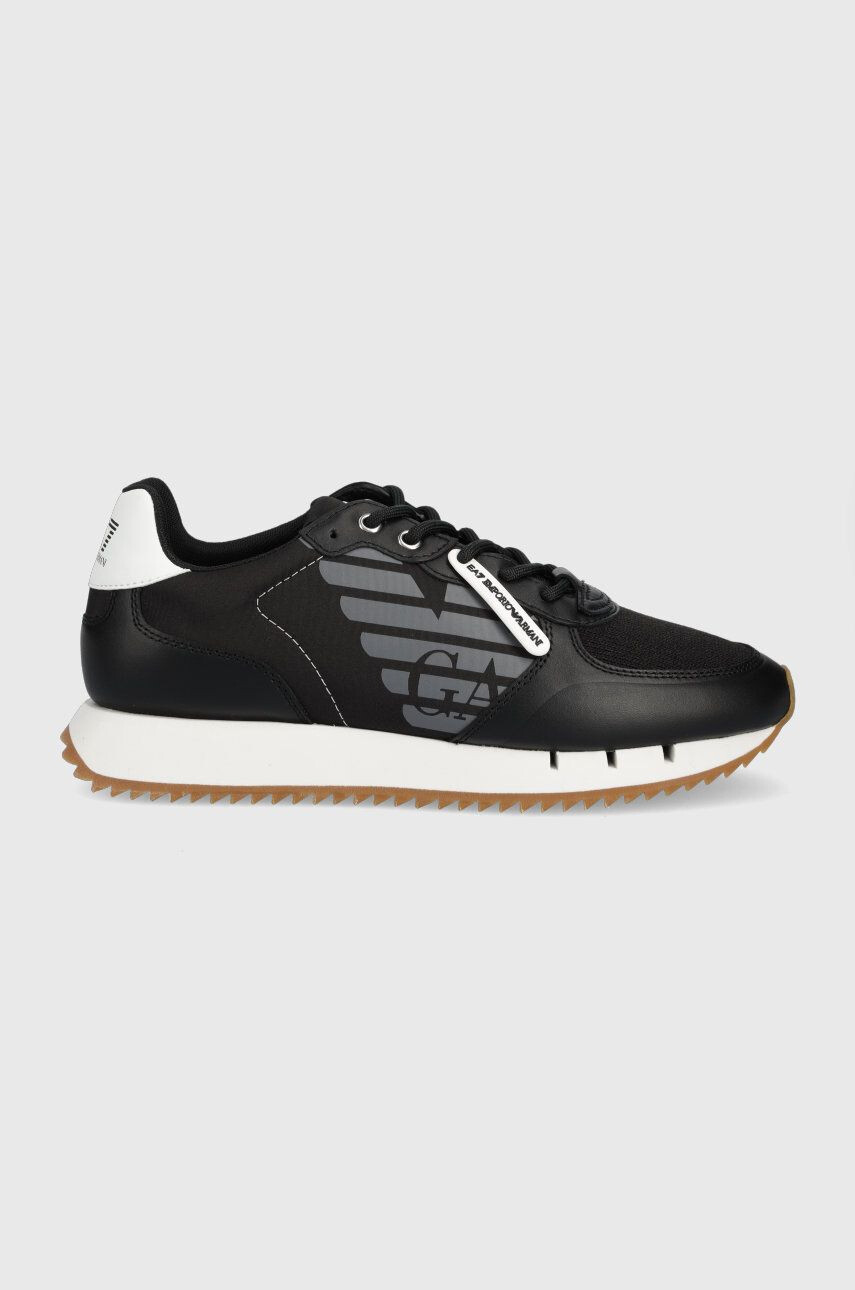 EA7 Emporio Armani Sneakers boty černá barva - Pepit.cz