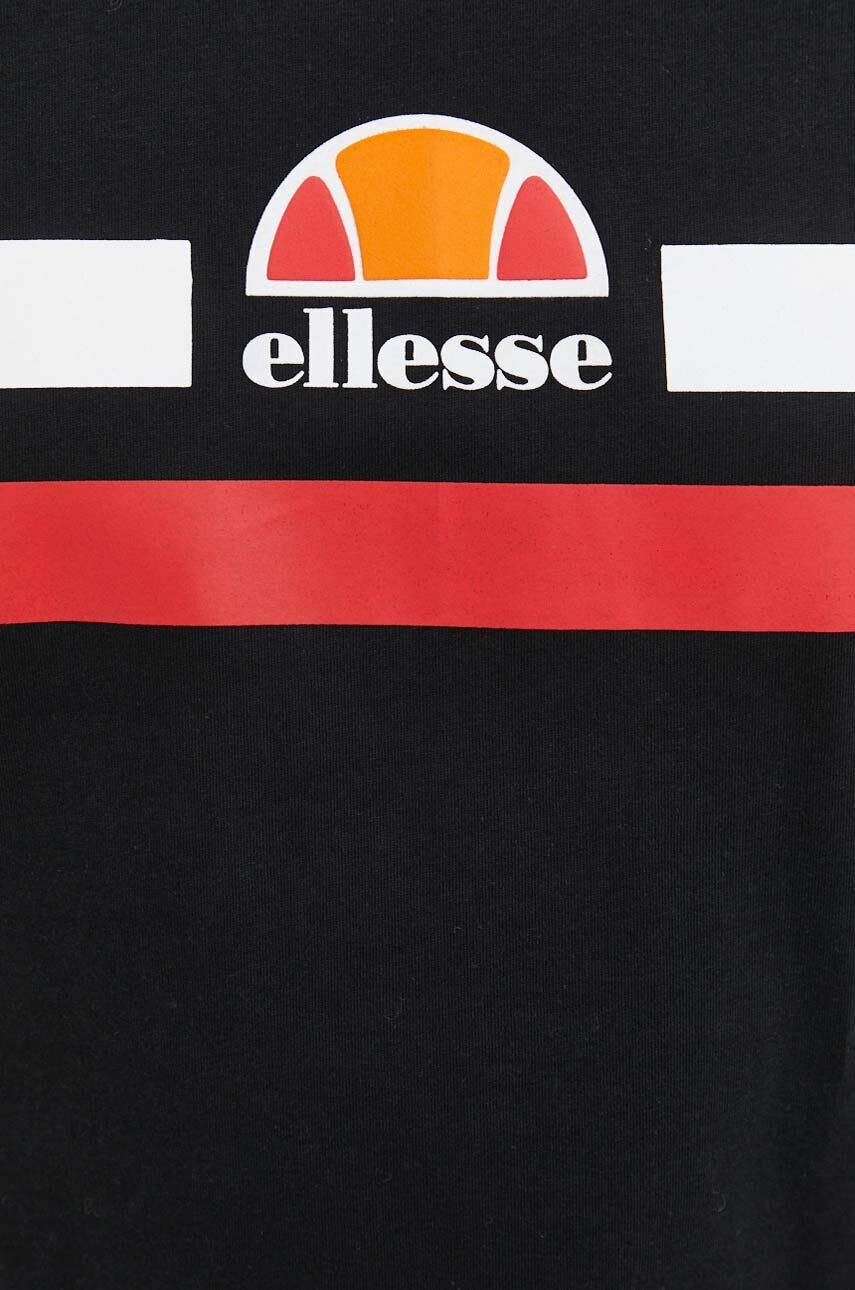 Ellesse Bavlněné tričko šedá barva s aplikací - Pepit.cz