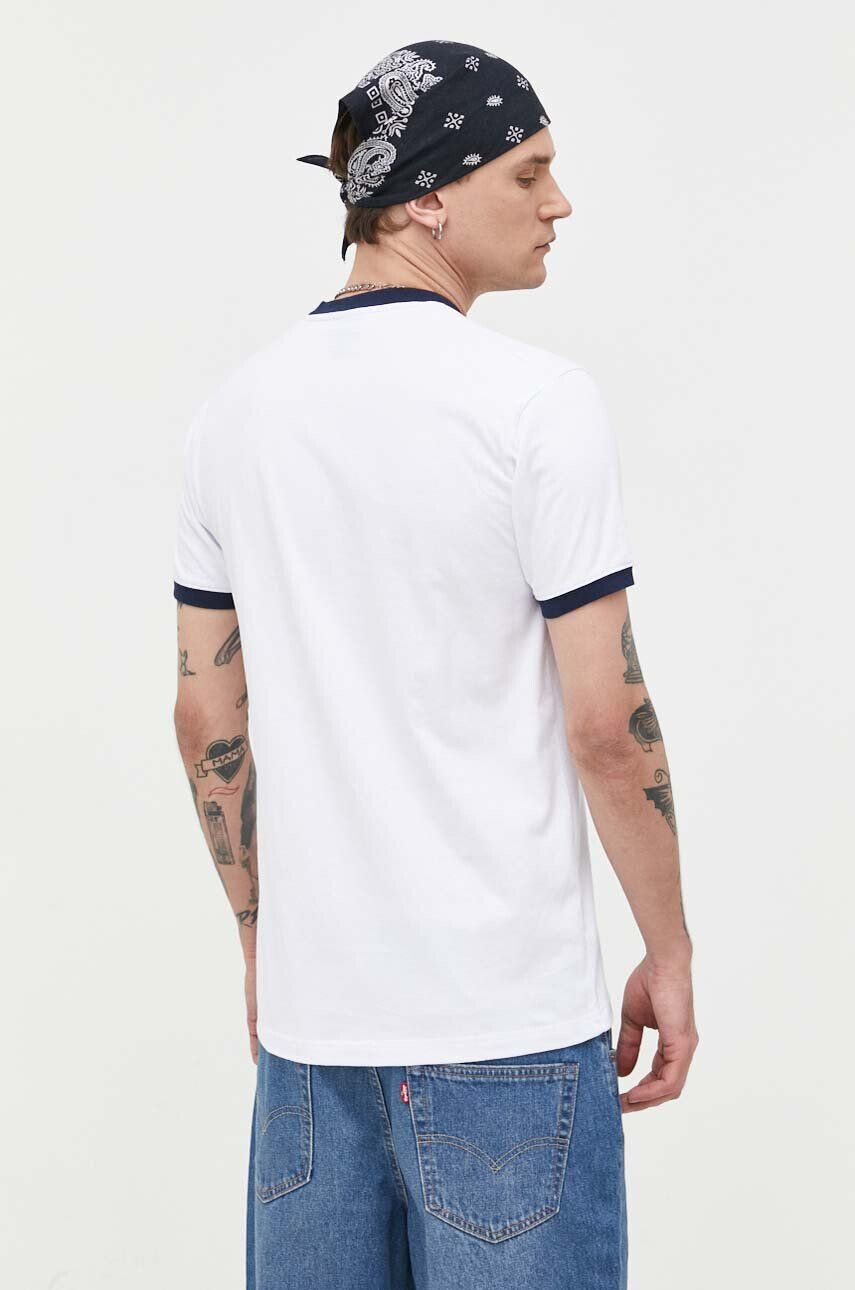 Ellesse Bavlněné tričko bílá barva s aplikací SHR10164-WHITE - Pepit.cz