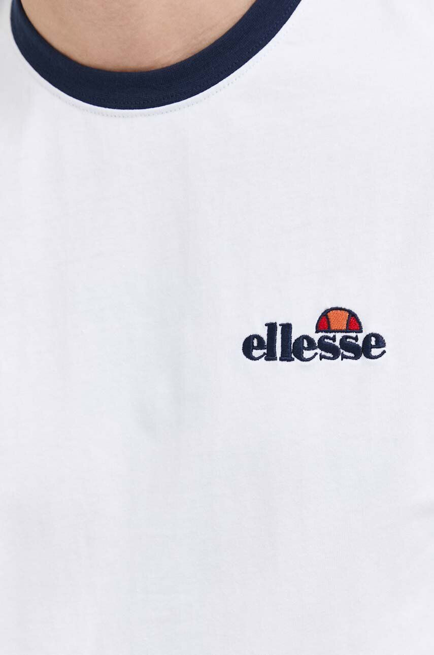 Ellesse Bavlněné tričko bílá barva s aplikací SHR10164-WHITE - Pepit.cz