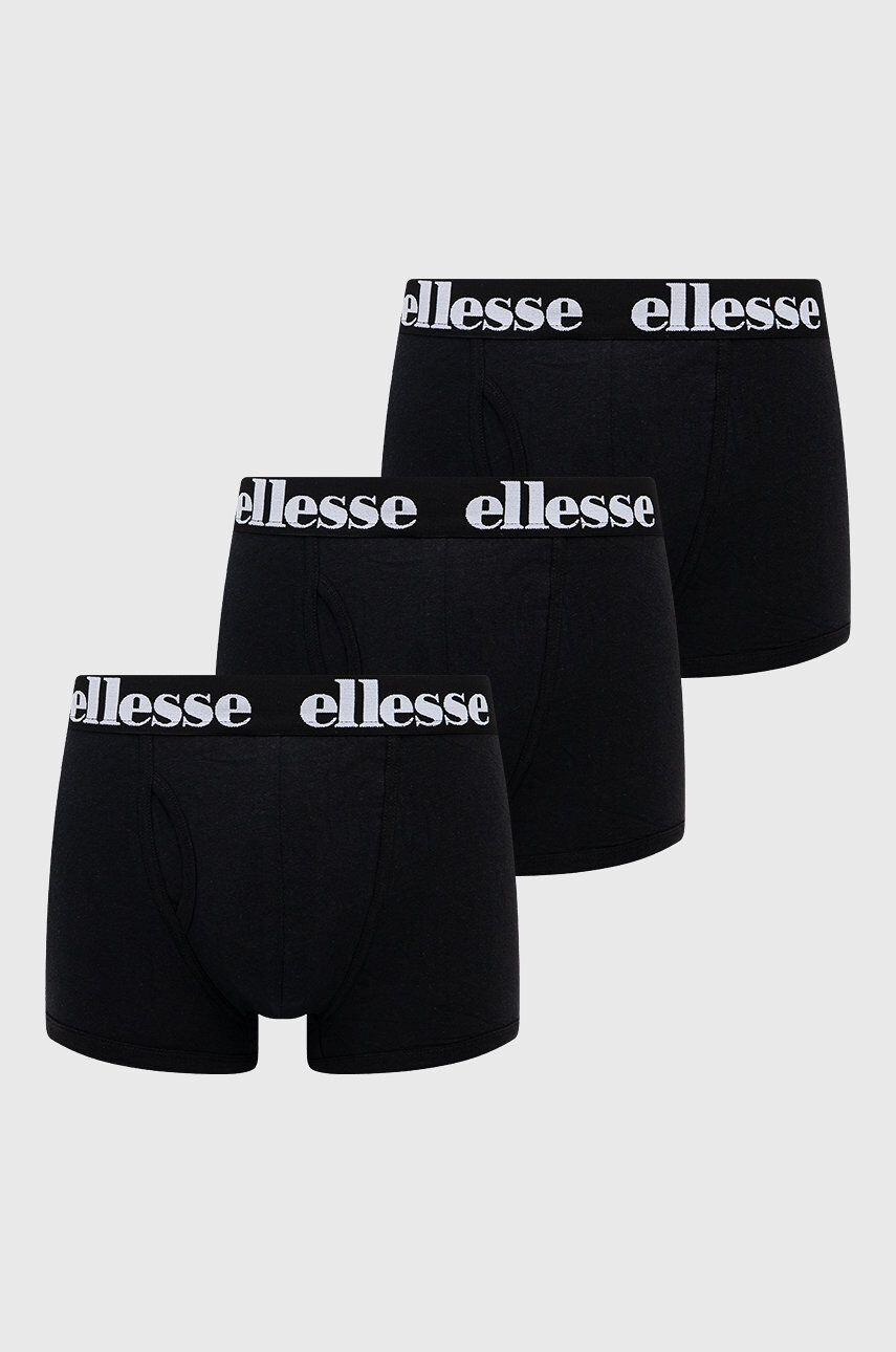 Ellesse Boxerky (3-pack) černá barva SHAY0614-011 - Pepit.cz