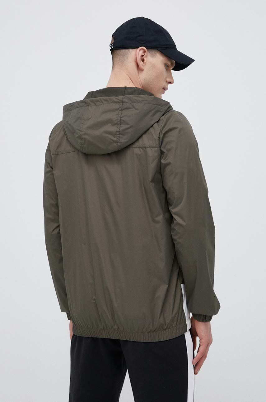 Ellesse Bunda pánská zelená barva přechodná SHR17781-KHAKI - Pepit.cz