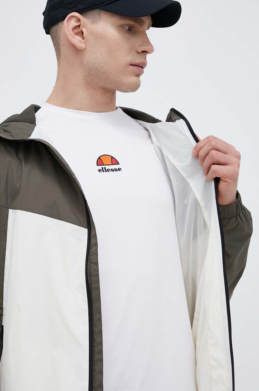 Ellesse Bunda pánská zelená barva přechodná SHR17781-KHAKI - Pepit.cz