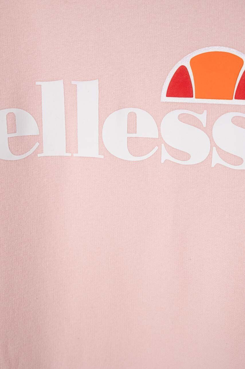 Ellesse Dětská bavlněná mikina růžová barva - Pepit.cz