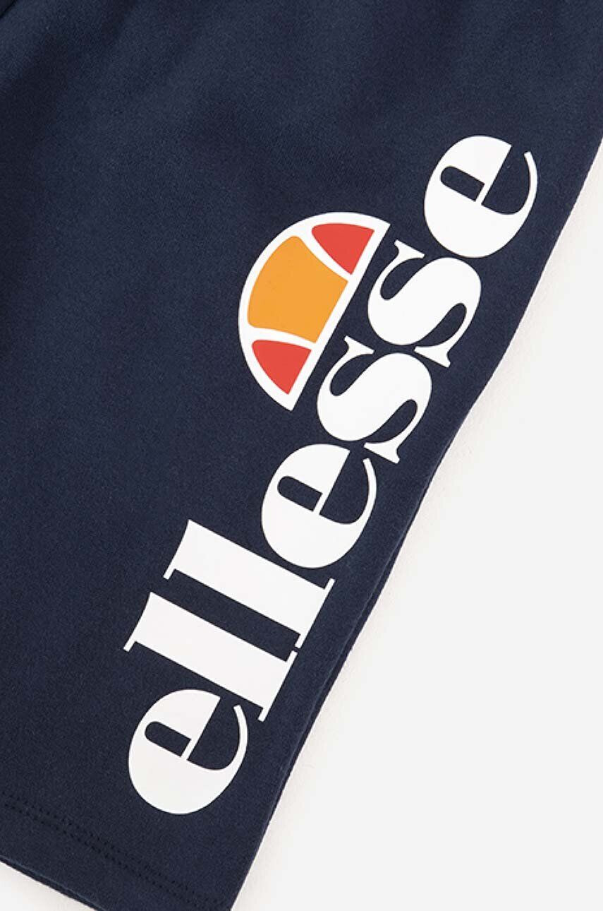 Ellesse Dětské kraťasy Toyle tmavomodrá barva s potiskem nastavitelný pas - Pepit.cz