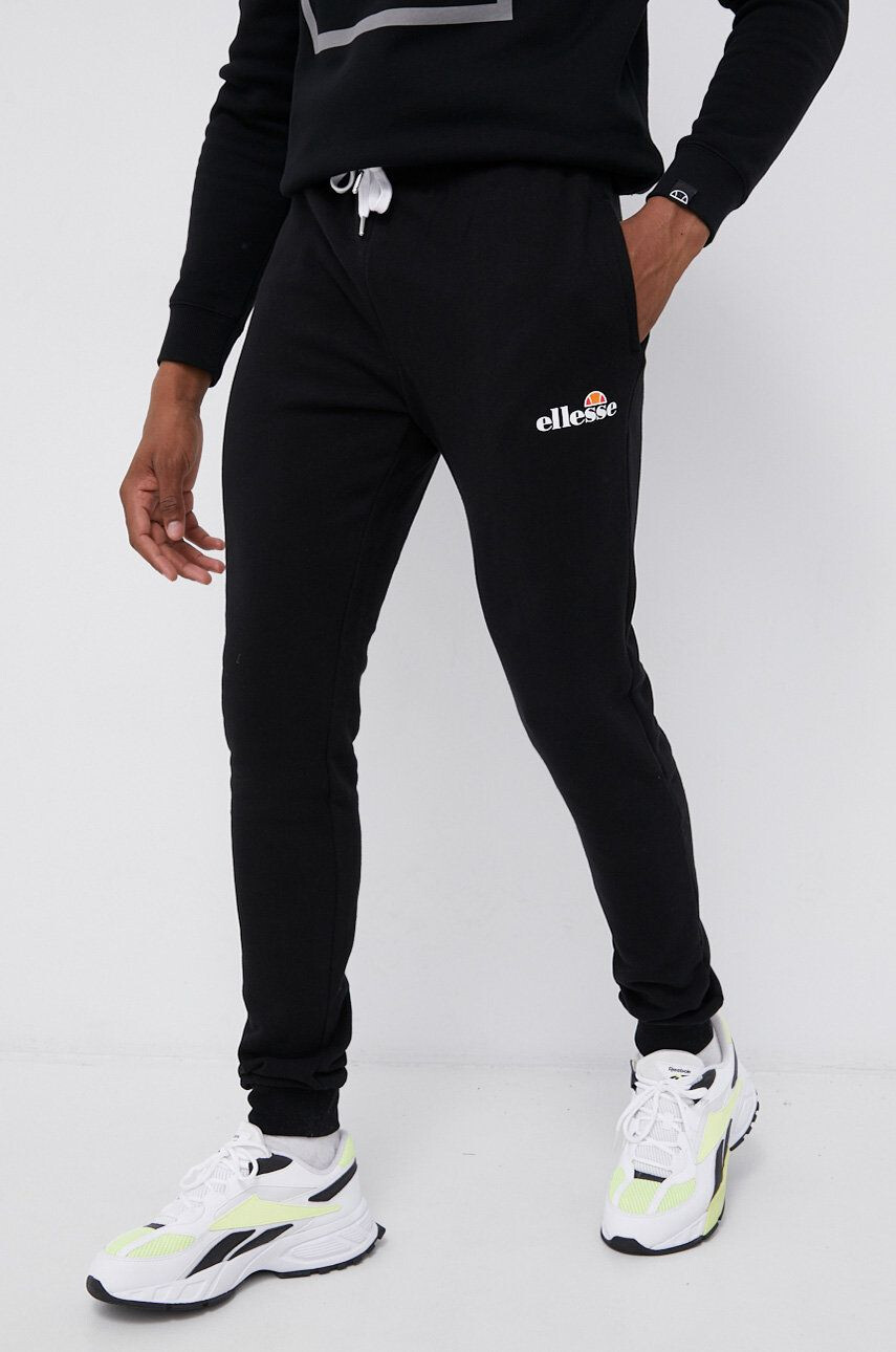 Ellesse Tepláky černá barva s potiskem SHK12643-429 - Pepit.cz