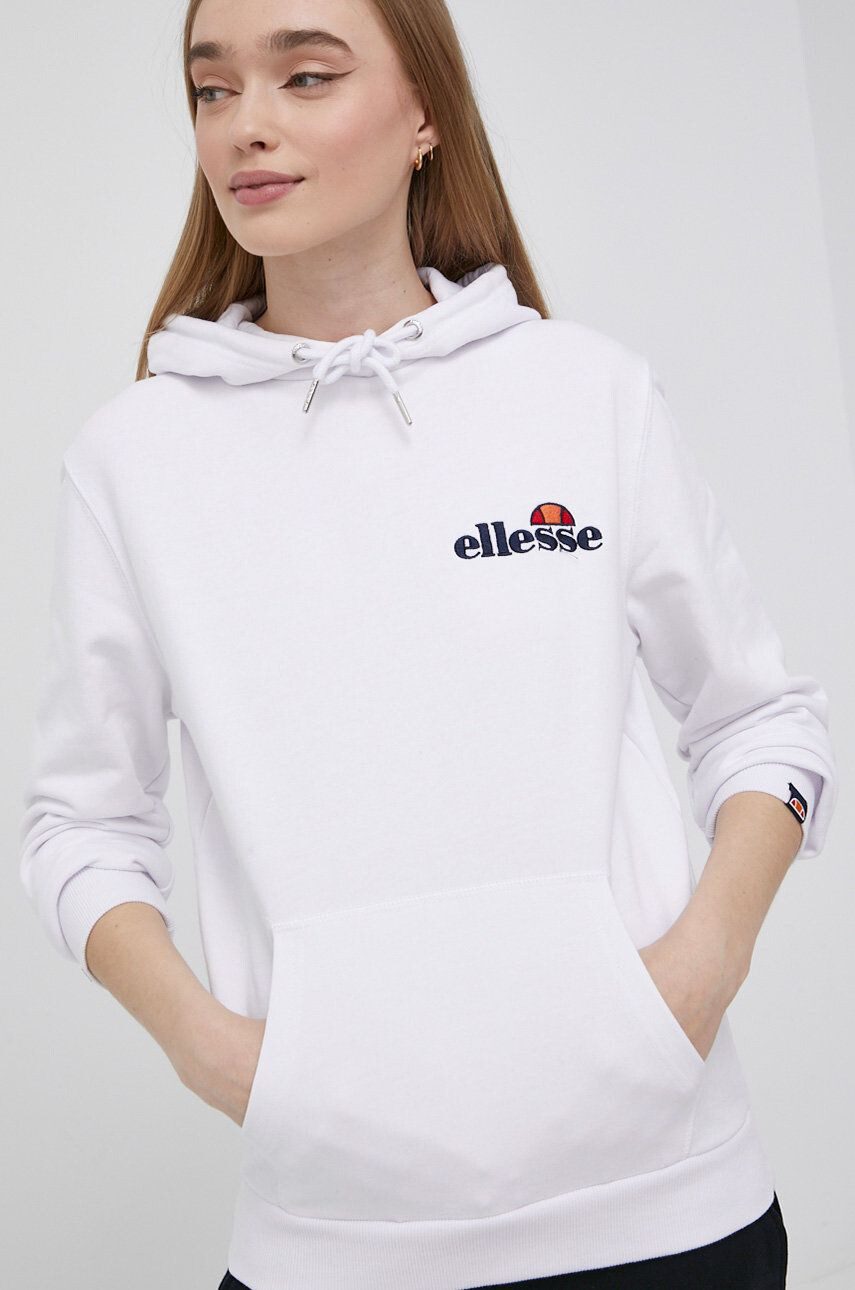 Ellesse Mikina pánská šedá barva s kapucí s potiskem shs02216-athlGREY - Pepit.cz