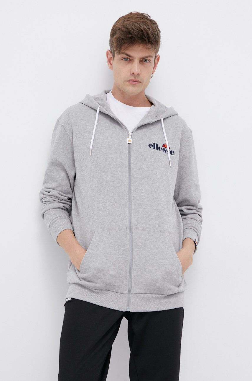 Ellesse Mikina pánská šedá barva s aplikací SHS08782-112 - Pepit.cz