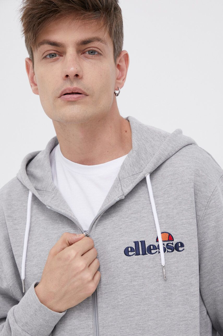 Ellesse Mikina pánská šedá barva s aplikací SHS08782-112 - Pepit.cz