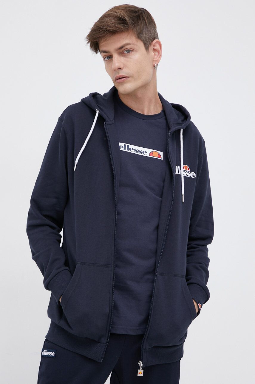 Ellesse Mikina pánská tmavomodrá barva s aplikací SHS08782-112 - Pepit.cz