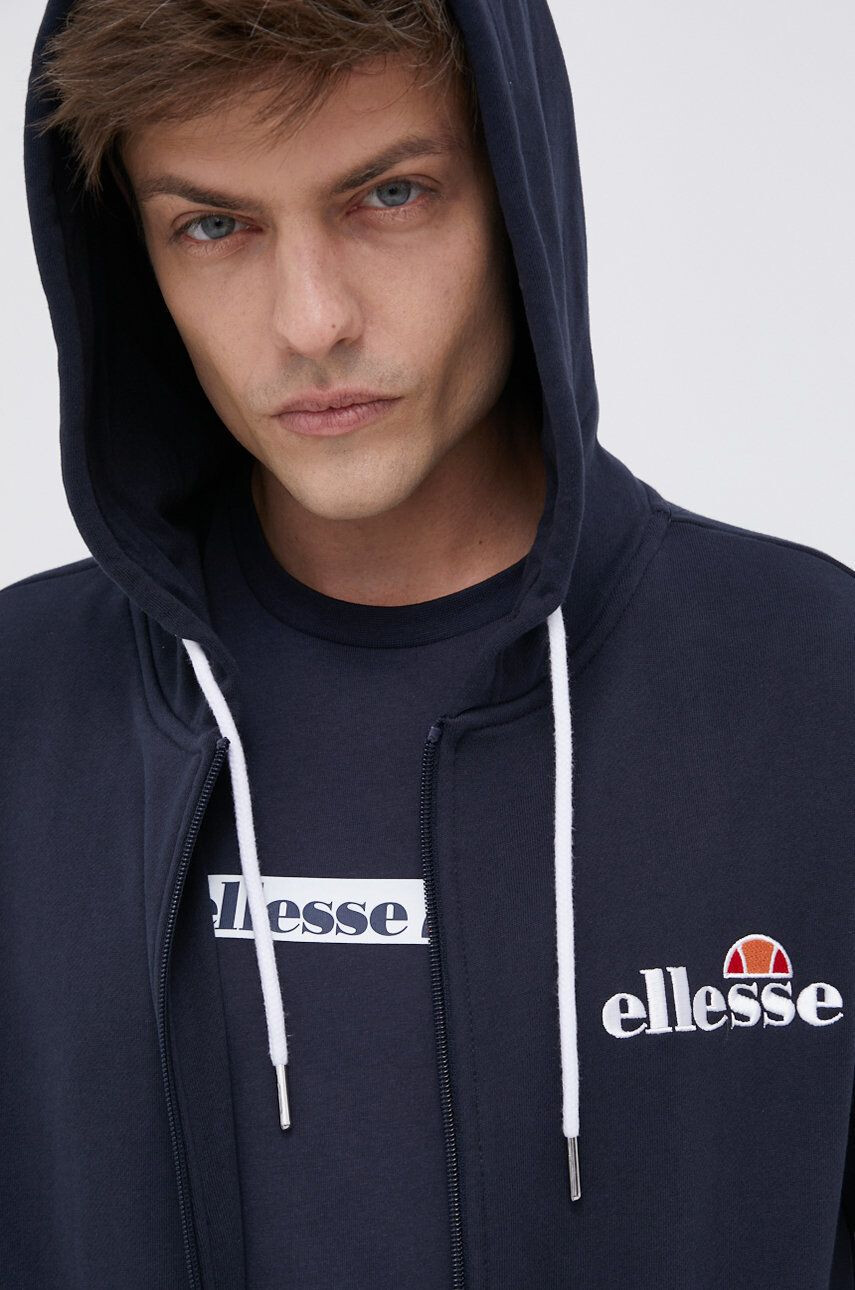 Ellesse Mikina pánská tmavomodrá barva s aplikací SHS08782-112 - Pepit.cz