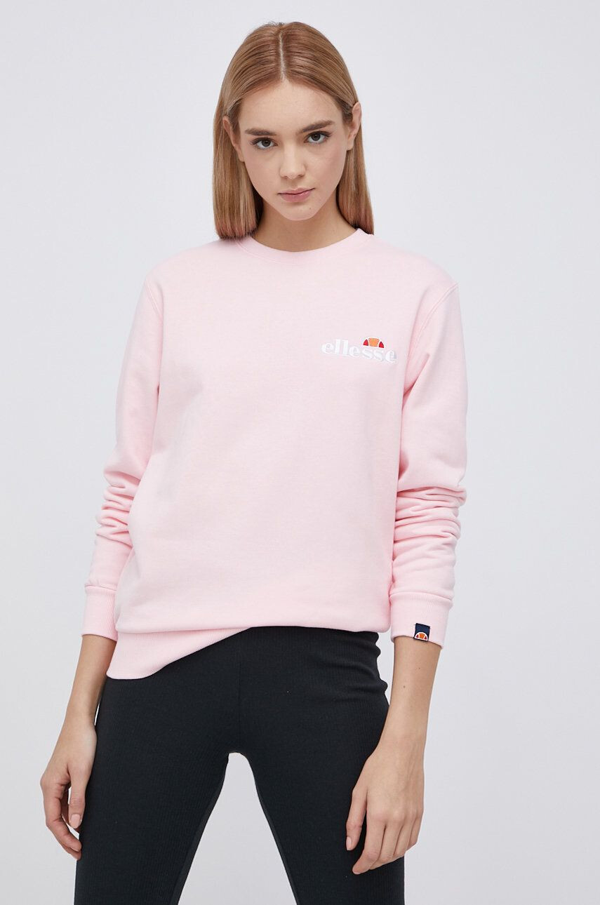 Ellesse Mikina dámská růžová barva melanžová SGS08847-011 - Pepit.cz