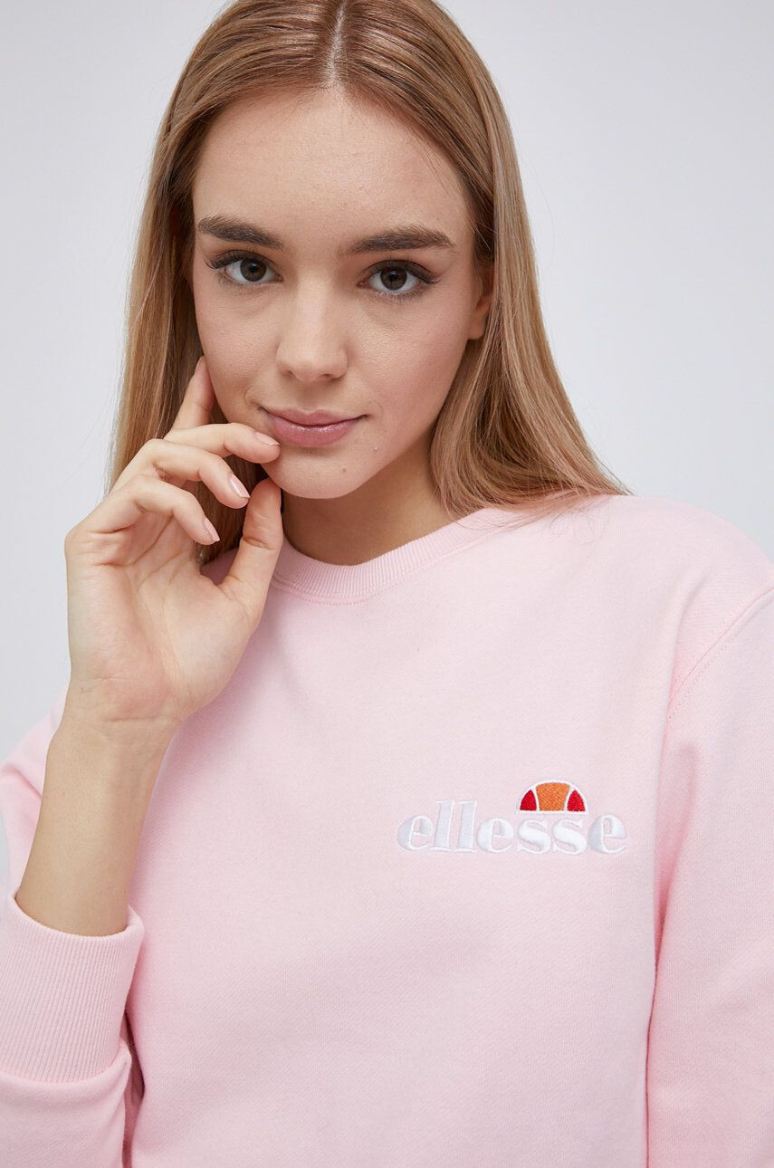 Ellesse Mikina dámská růžová barva melanžová SGS08847-011 - Pepit.cz