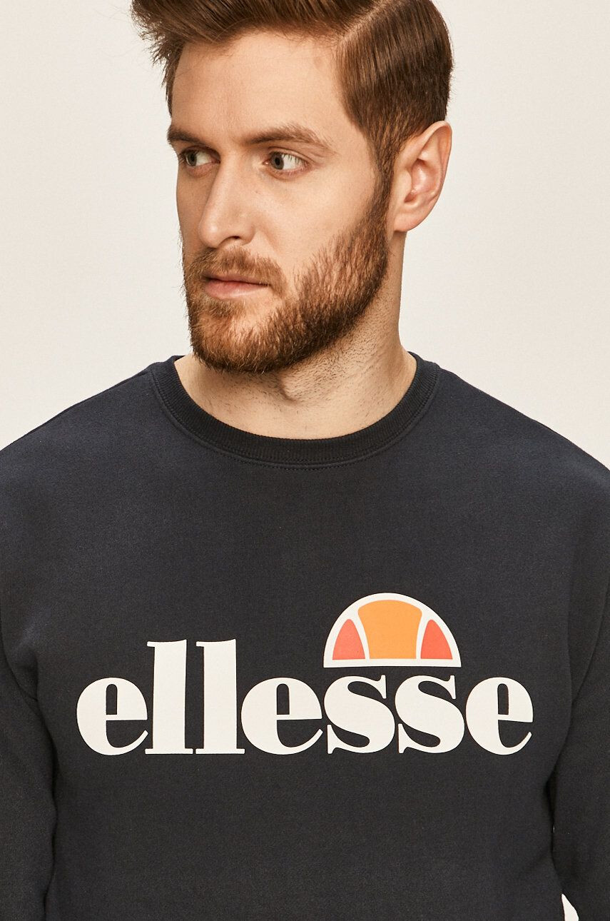 Ellesse Mikina pánská tmavomodrá barva vzorovaná SHC07930-DARKGREYMA - Pepit.cz