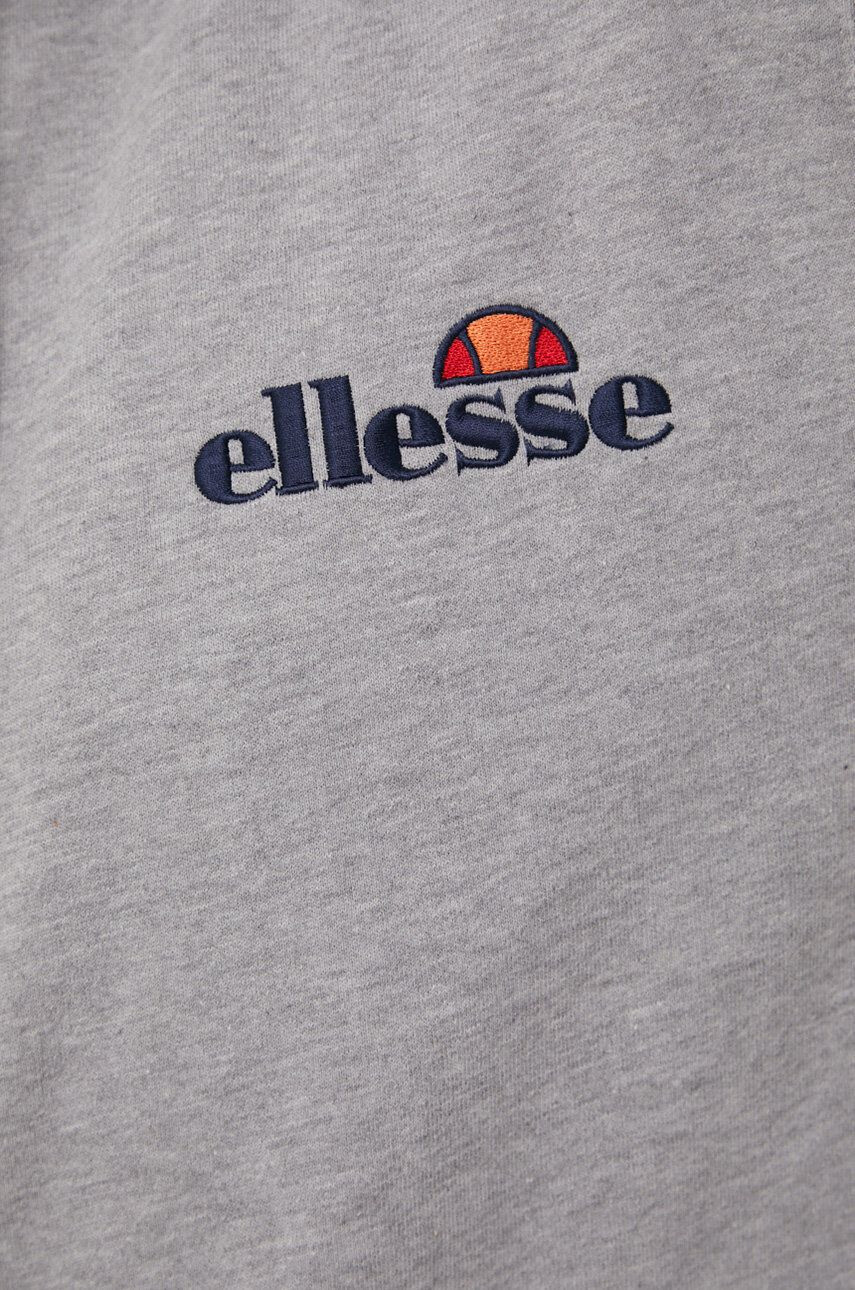 Ellesse Mikina pánská šedá barva s aplikací SHS08781-BLACK - Pepit.cz