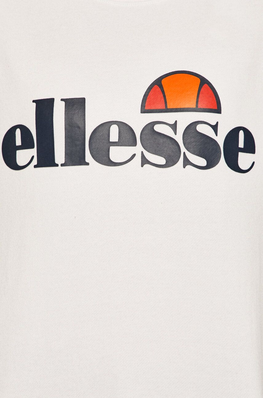 Ellesse Mikina dámská bílá barva s potiskem SGS03238-White - Pepit.cz