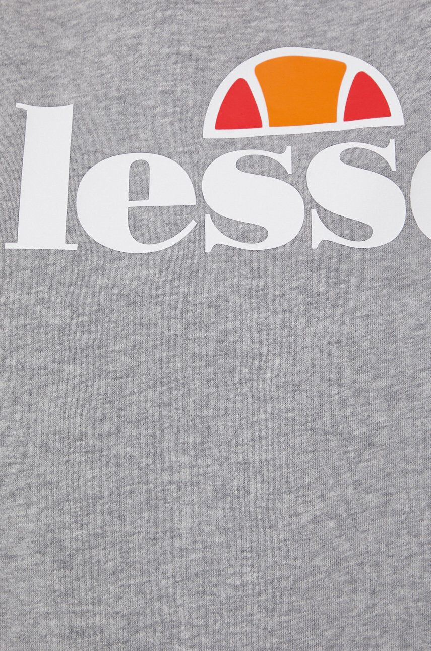 Ellesse Mikina dámská šedá barva s potiskem SGS03238-White - Pepit.cz