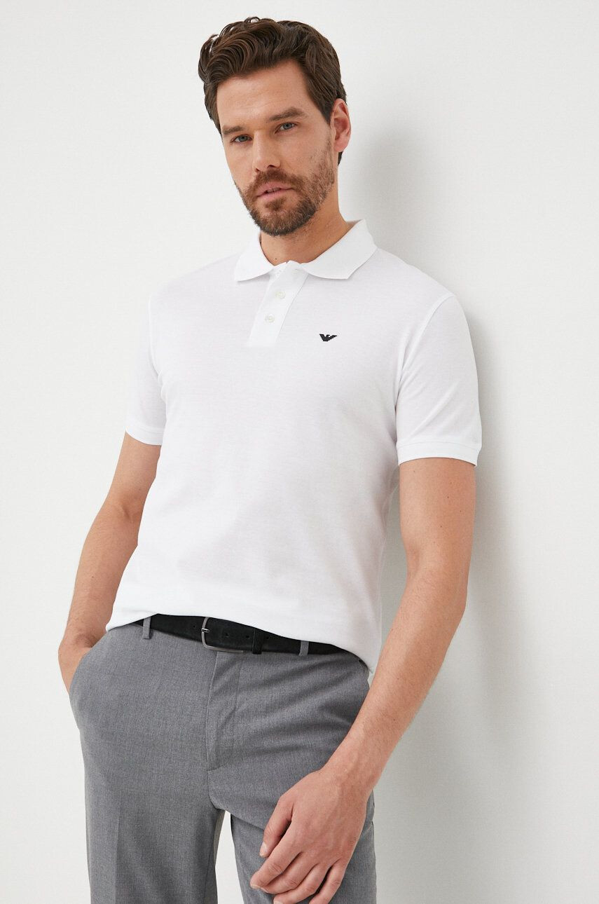 Emporio Armani Bavlněné polo tričko - Pepit.cz