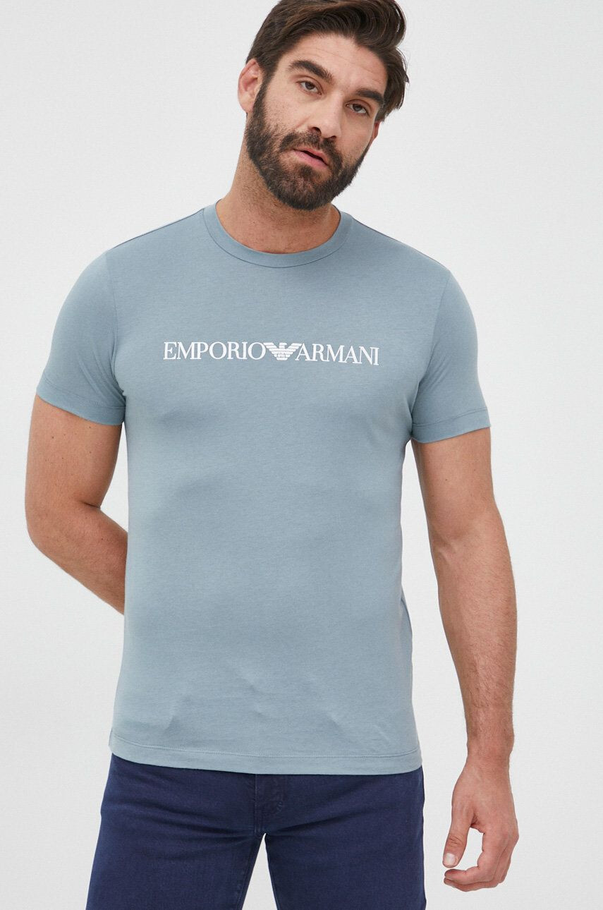 Emporio Armani Bavlněné tričko - Pepit.cz