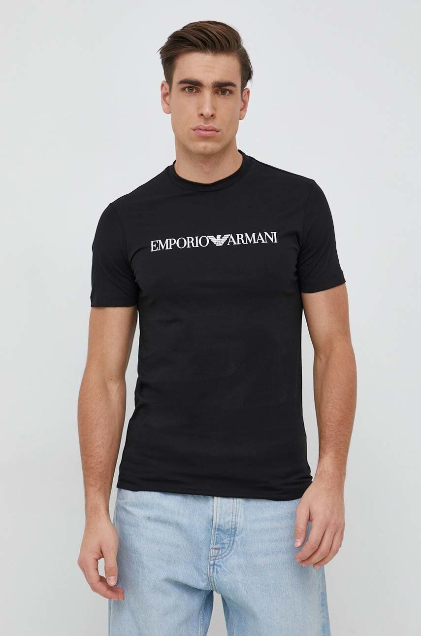 Emporio Armani Bavlněné tričko - Pepit.cz