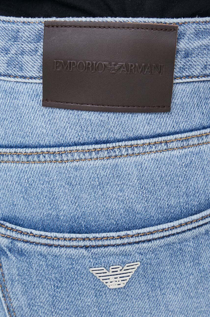 Emporio Armani Džíny pánské tmavomodrá barva - Pepit.cz