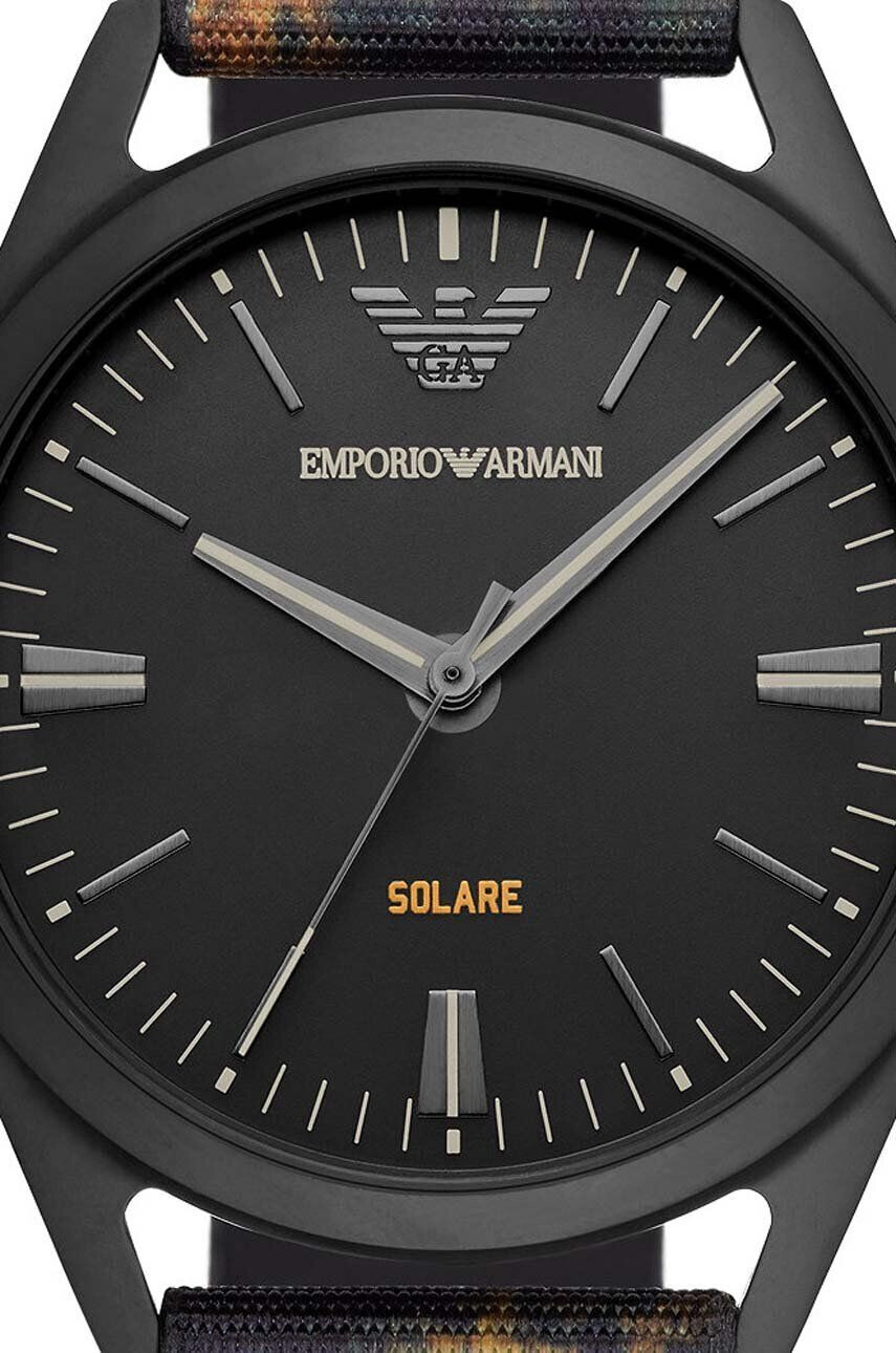 Emporio Armani Hodinky AR80056 černá barva - Pepit.cz