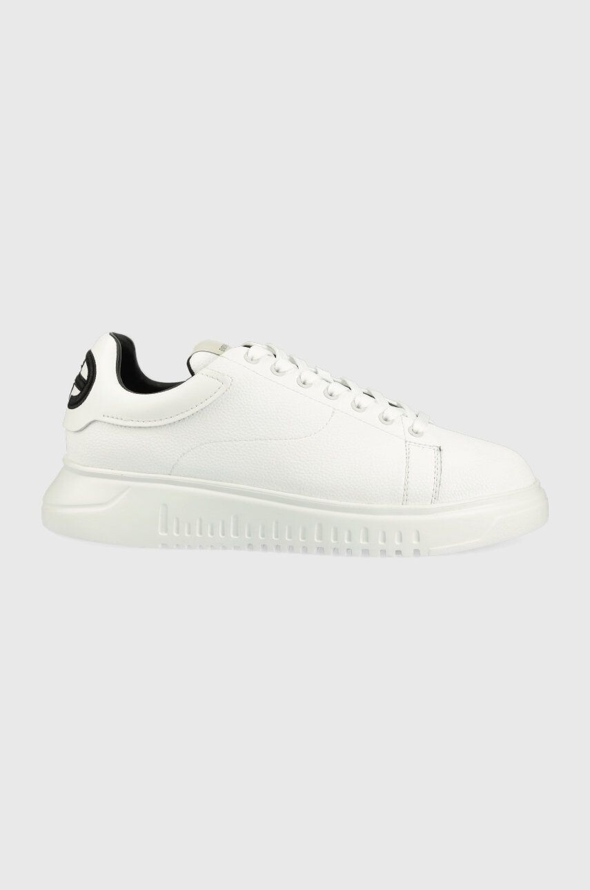 Emporio Armani Kožené sneakers boty - Pepit.cz