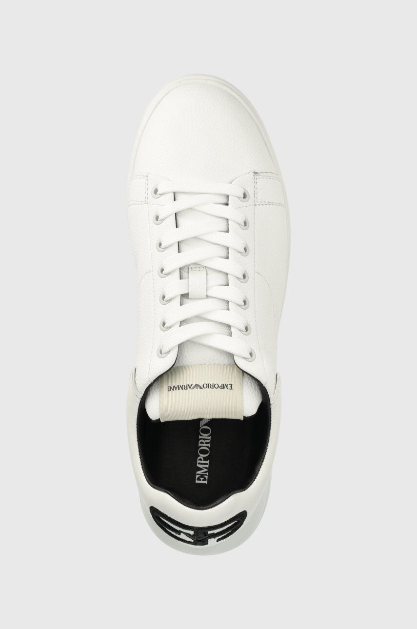 Emporio Armani Kožené sneakers boty - Pepit.cz