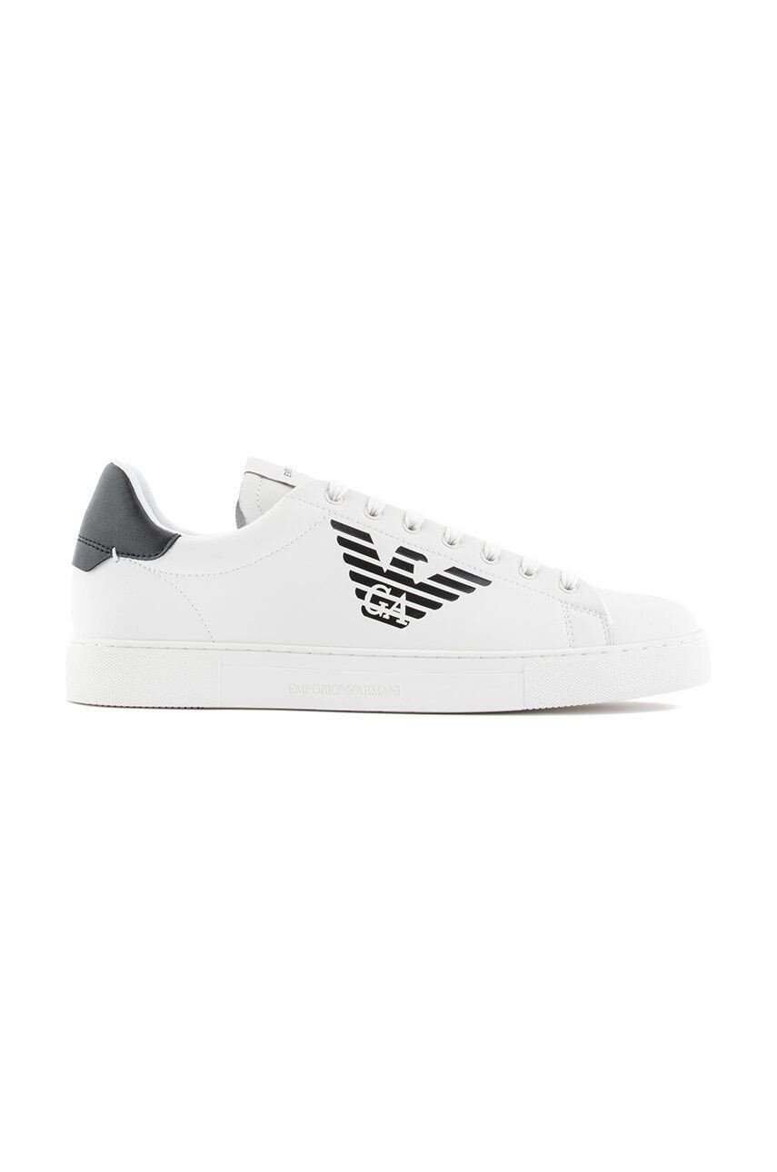 Emporio Armani Kožené sneakers boty - Pepit.cz