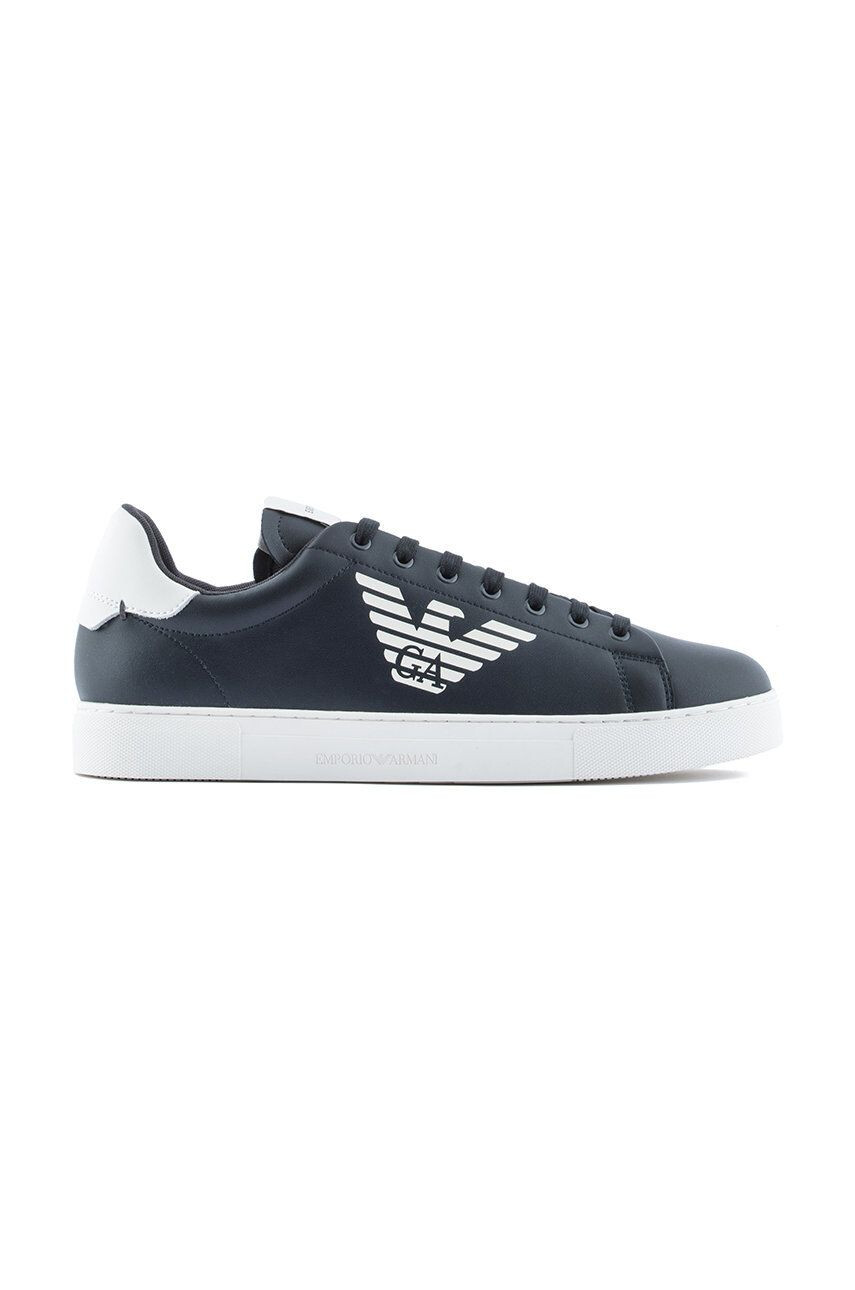 Emporio Armani Kožené sneakers boty - Pepit.cz