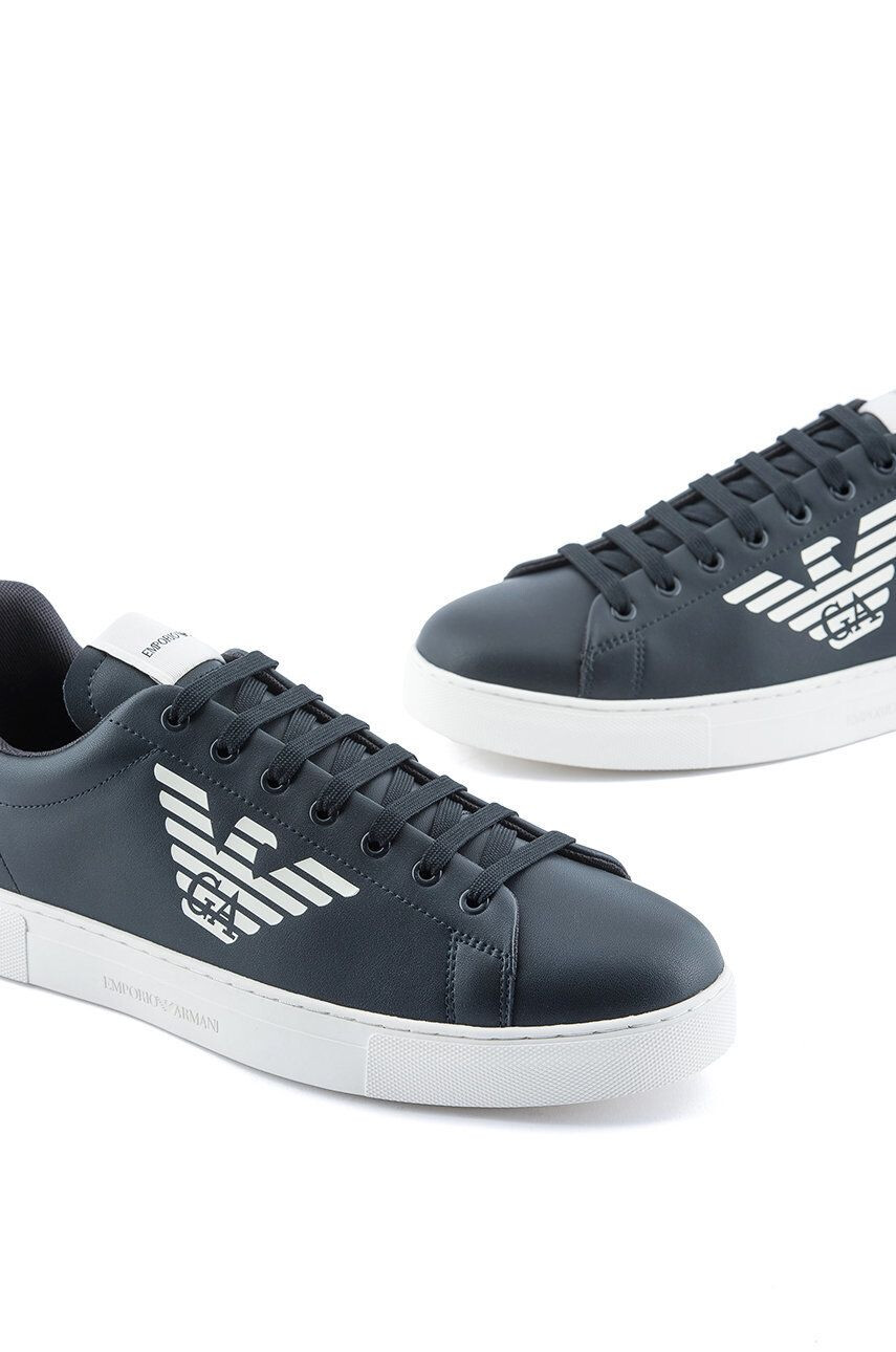 Emporio Armani Kožené sneakers boty - Pepit.cz