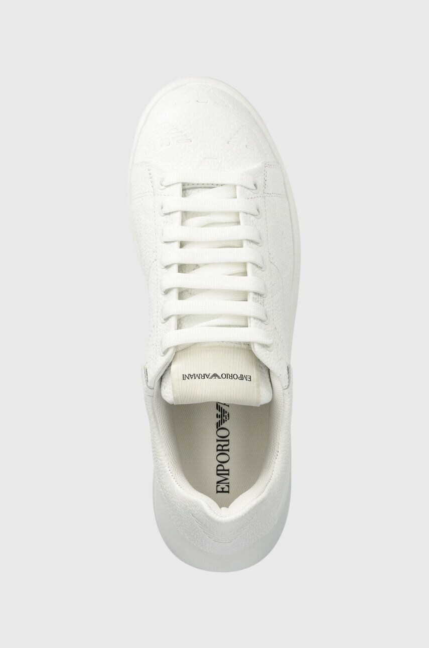 Emporio Armani Kožené sneakers boty X4X264 XN819 A222 bílá barva X4X264 XN819 A222 - Pepit.cz