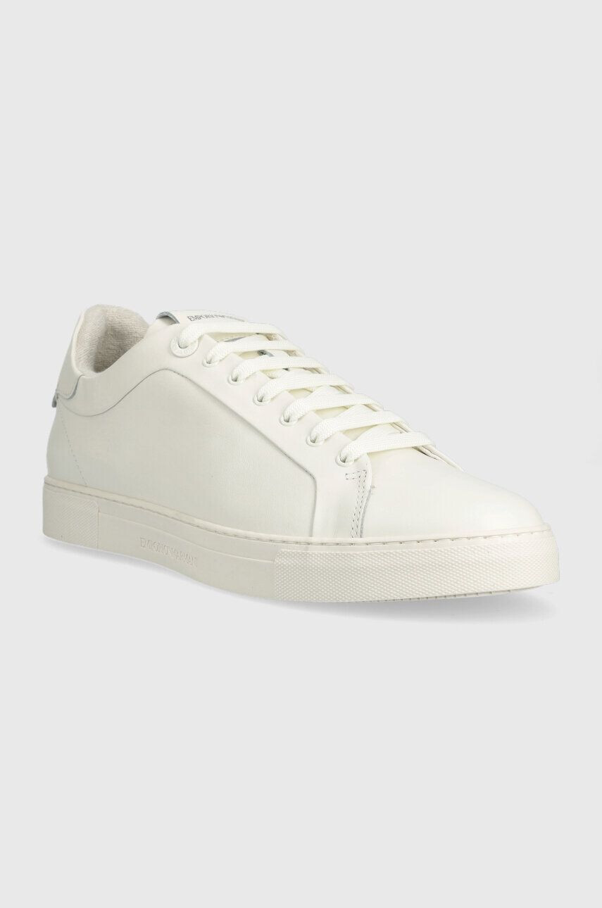 Emporio Armani Kožené sneakers boty X4X598 XF662 00894 bílá barva X4X598 XF662 00894 - Pepit.cz