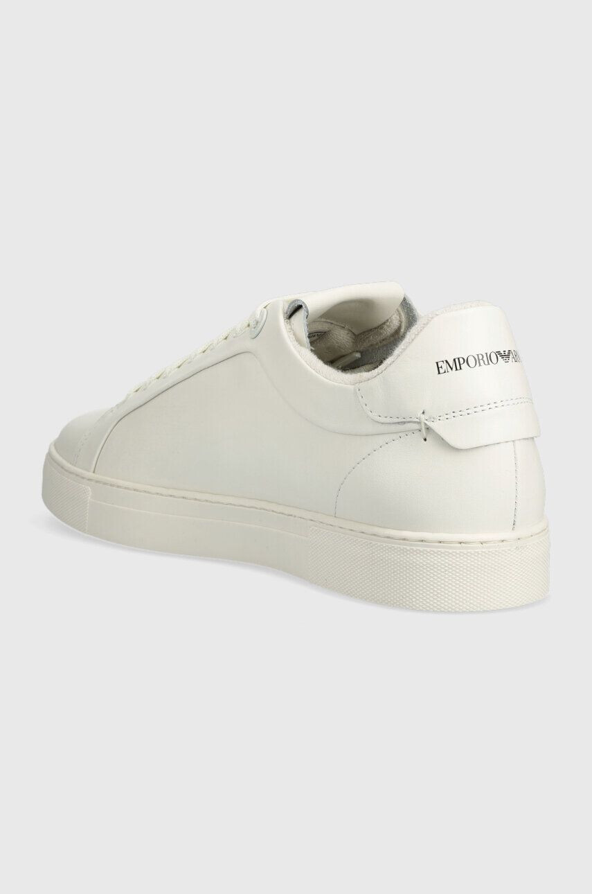 Emporio Armani Kožené sneakers boty X4X598 XF662 00894 bílá barva X4X598 XF662 00894 - Pepit.cz