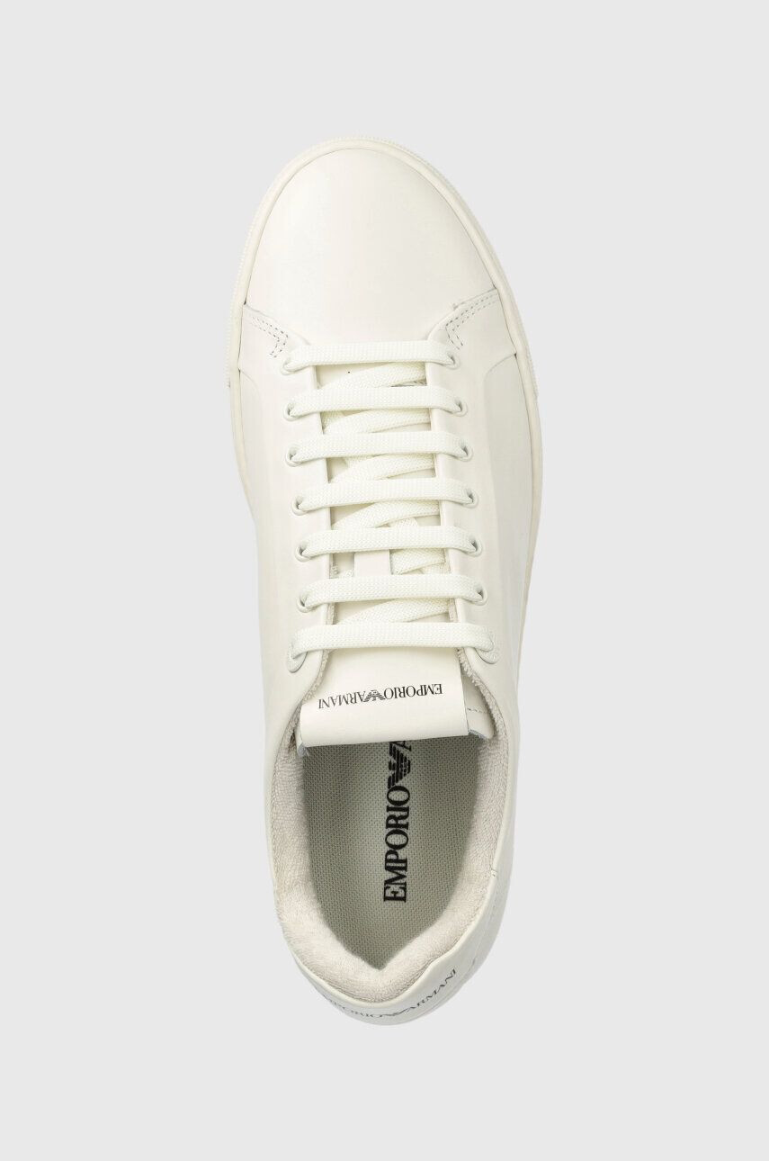 Emporio Armani Kožené sneakers boty X4X598 XF662 00894 bílá barva X4X598 XF662 00894 - Pepit.cz