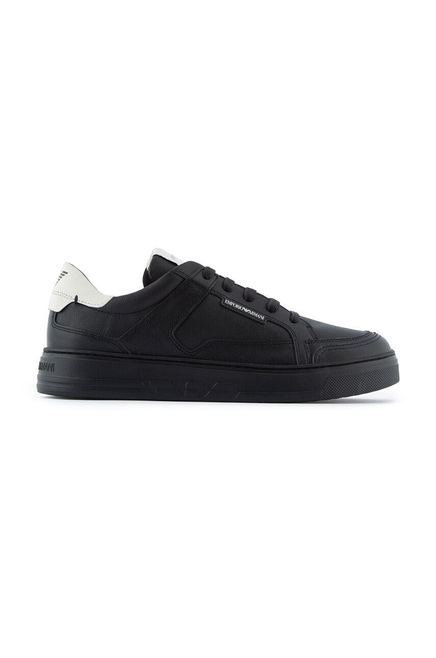 Emporio Armani Sneakers boty černá barva - Pepit.cz