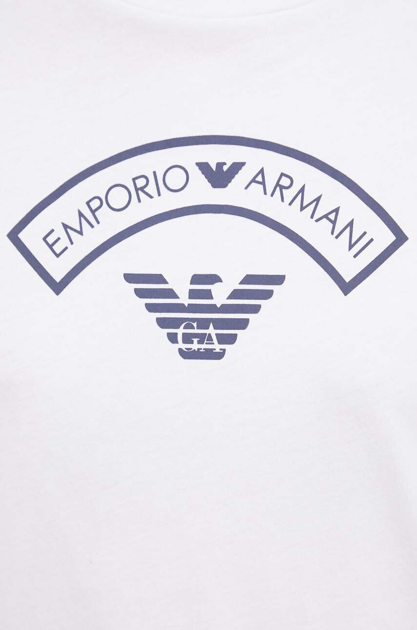 Emporio Armani Underwear Šaty lounge bílá barva - Pepit.cz