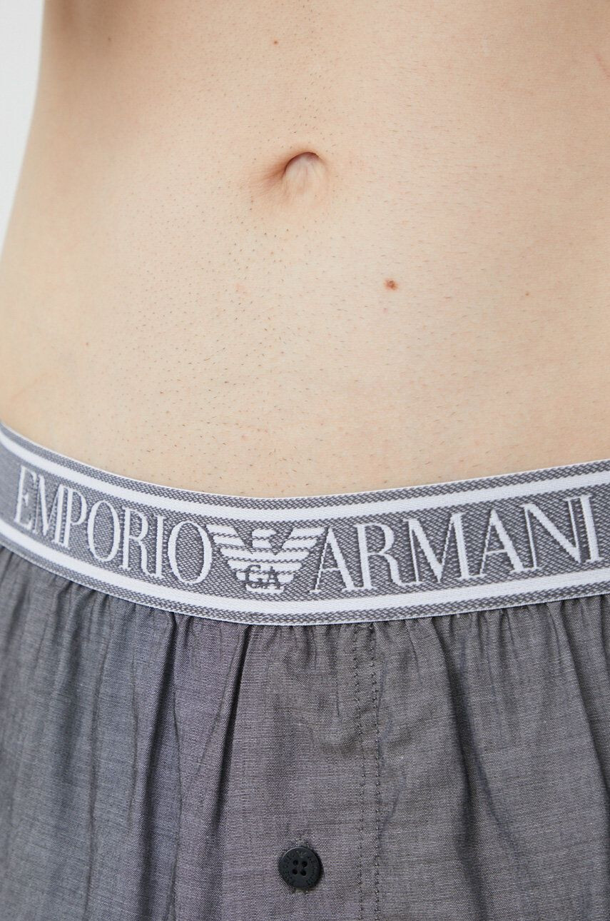 Emporio Armani Underwear Bavlněné boxerky šedá barva - Pepit.cz