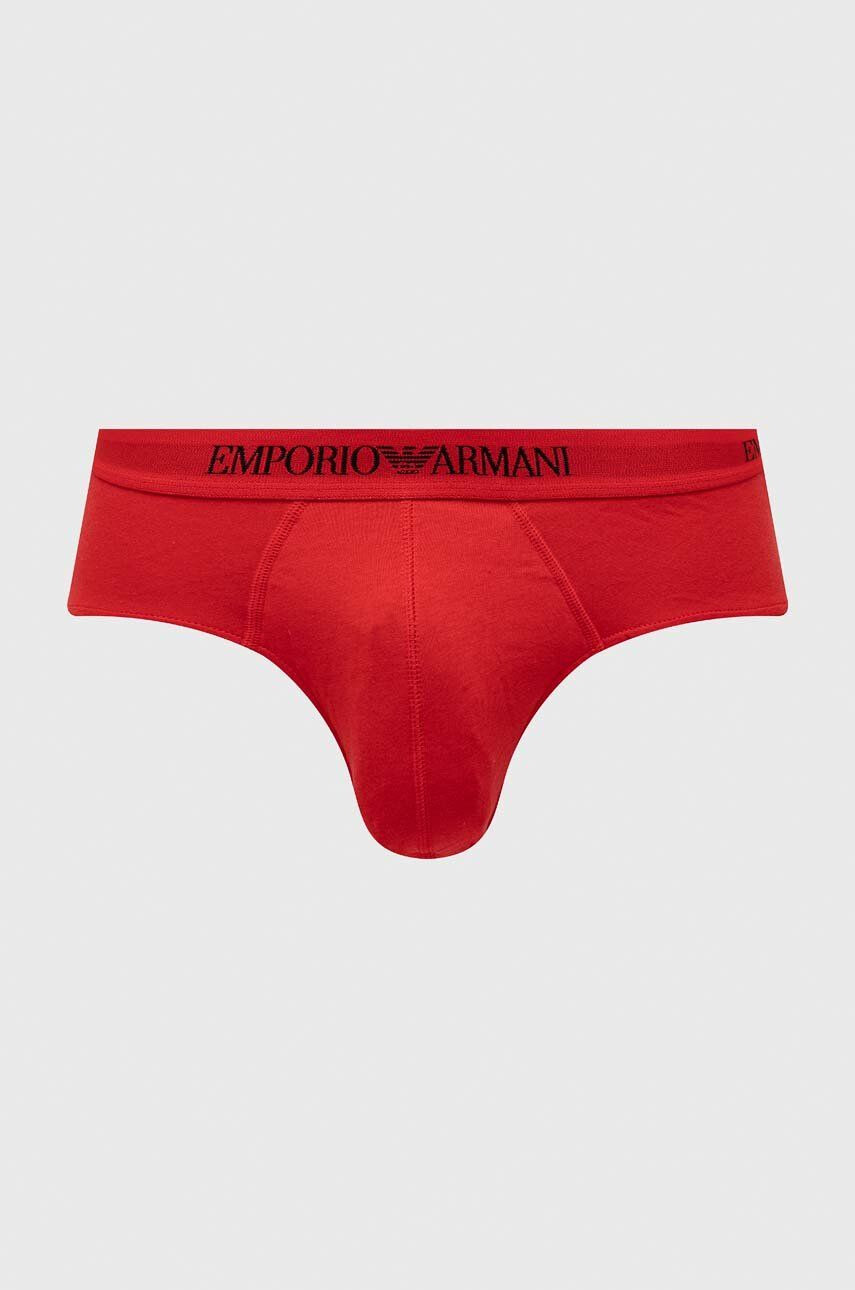 Emporio Armani Underwear Bavlněné slipy 3-pack - Pepit.cz