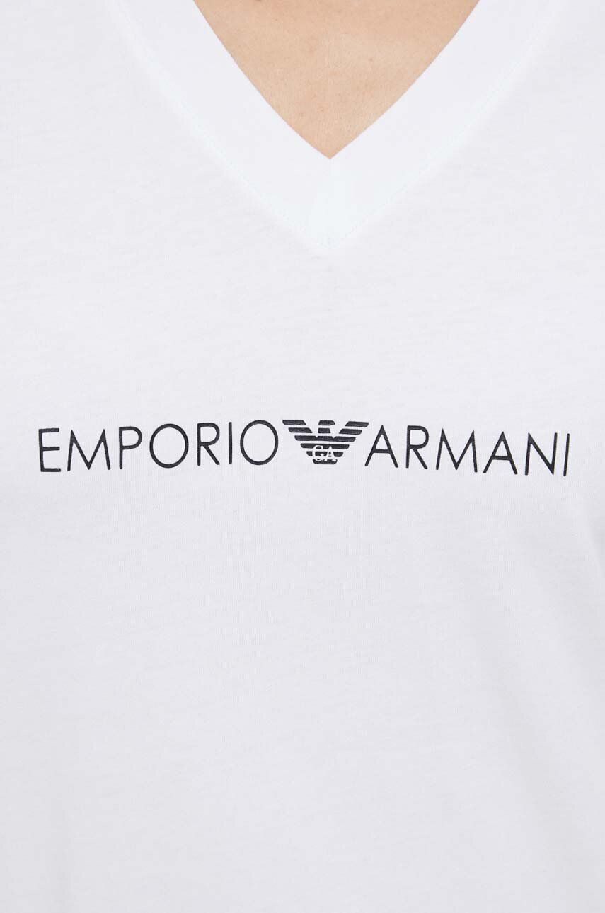 Emporio Armani Underwear Bavlněné tričko bílá barva - Pepit.cz